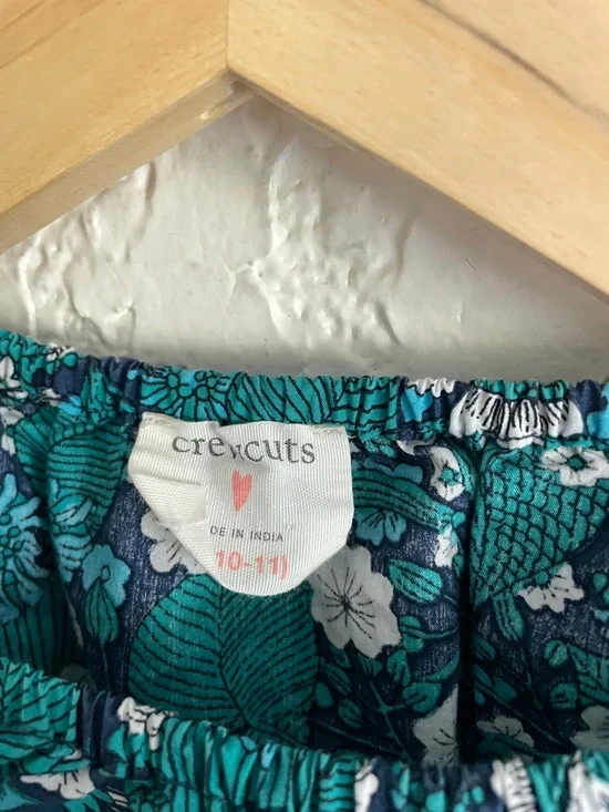 Jcrew Crewcuts Girls Floral Blouse Top 10/11 - Picture 3 of 6